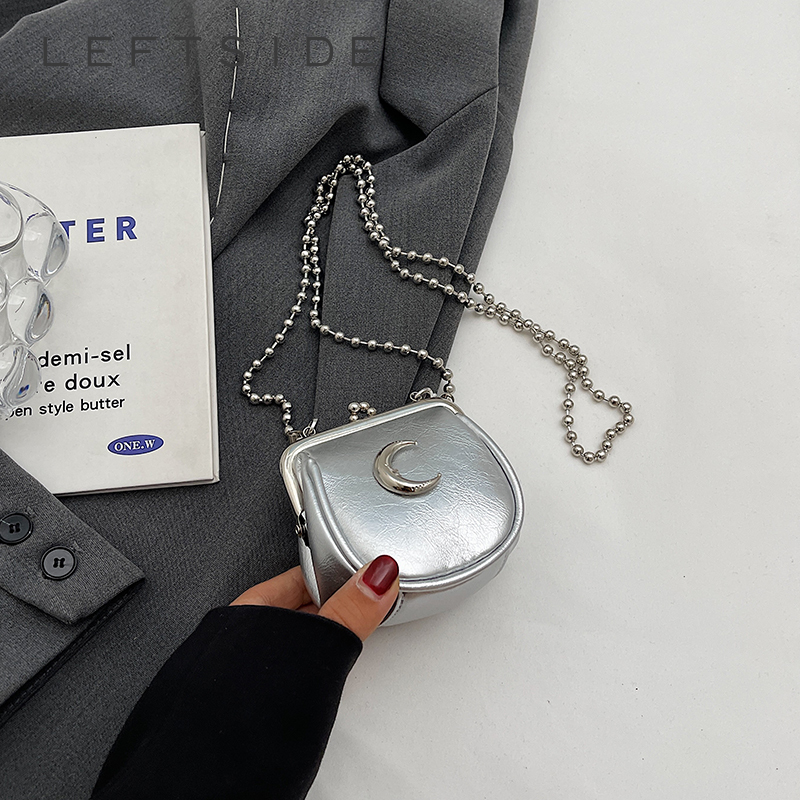 Luxury Bags Cute - Prata mini bonito crossbody sacos para