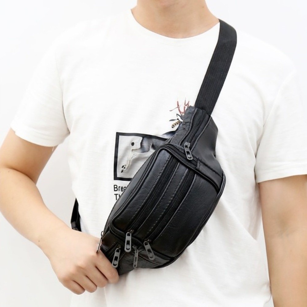 Bolsa de cintura de couro de l - Luxury Bags Leather avaliação e preço