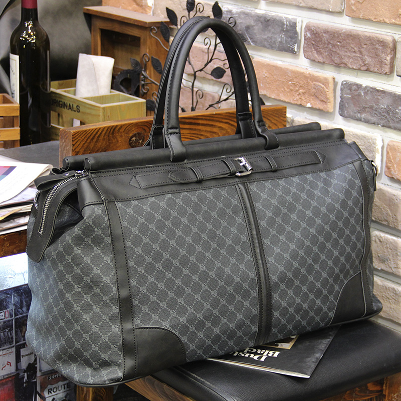 Moda xadrez saco de viagem mas - Luxury Bags Tote avaliação e preço